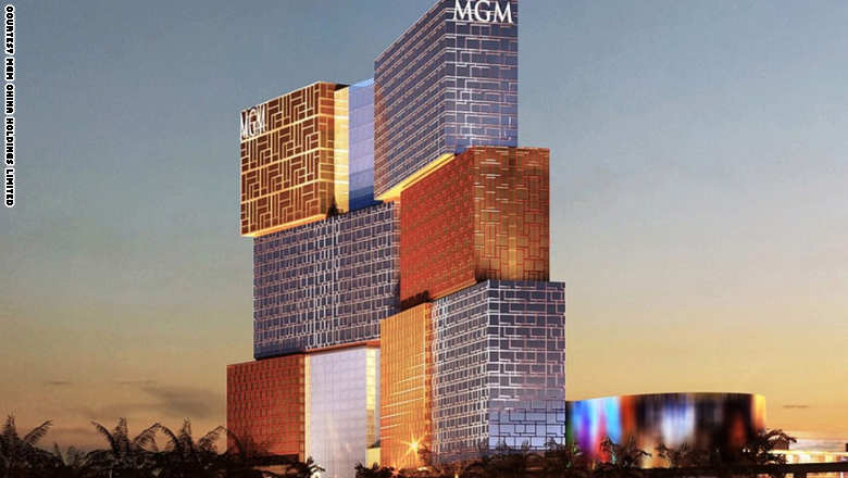 فندق "أم جي أم كوتاي" في ماكاو، والذي افتتح في العام 2016، ويتضمن 1600 غرفة.
