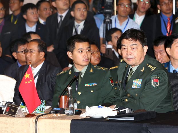 China's Minister of National Defence General Chang Wanquan at the ASEAN Defence Ministers Meeting  in Kuala Lumpur